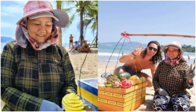 Đã rõ lý do người phụ nữ b::án trái cây nổi tiếng ở bờ biển Nha Trang bị thu gánh hàng: Nhiều người không ai ngờ đến