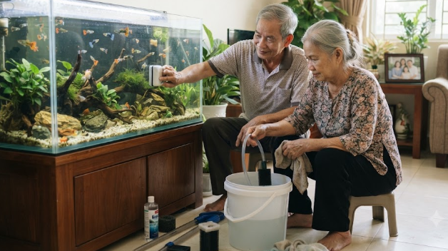 Một buổi dọn bể cá thành bi kịch: Hai vợ chồng ngoài 80 tuổi tử vong khiến nhiều người xót xa